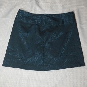 Star City teal / black mini skirt size 5